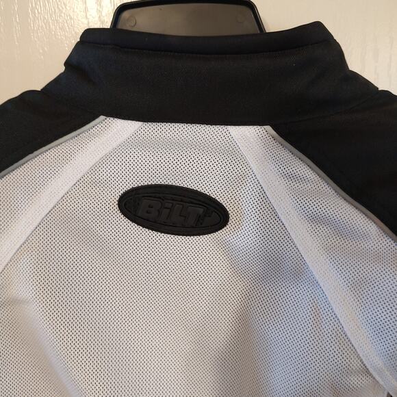 BILT Women's Jacket Padded White Mesh Motorcycle Removable Armor/Liner NWT L Lg - Picture 5 of 11